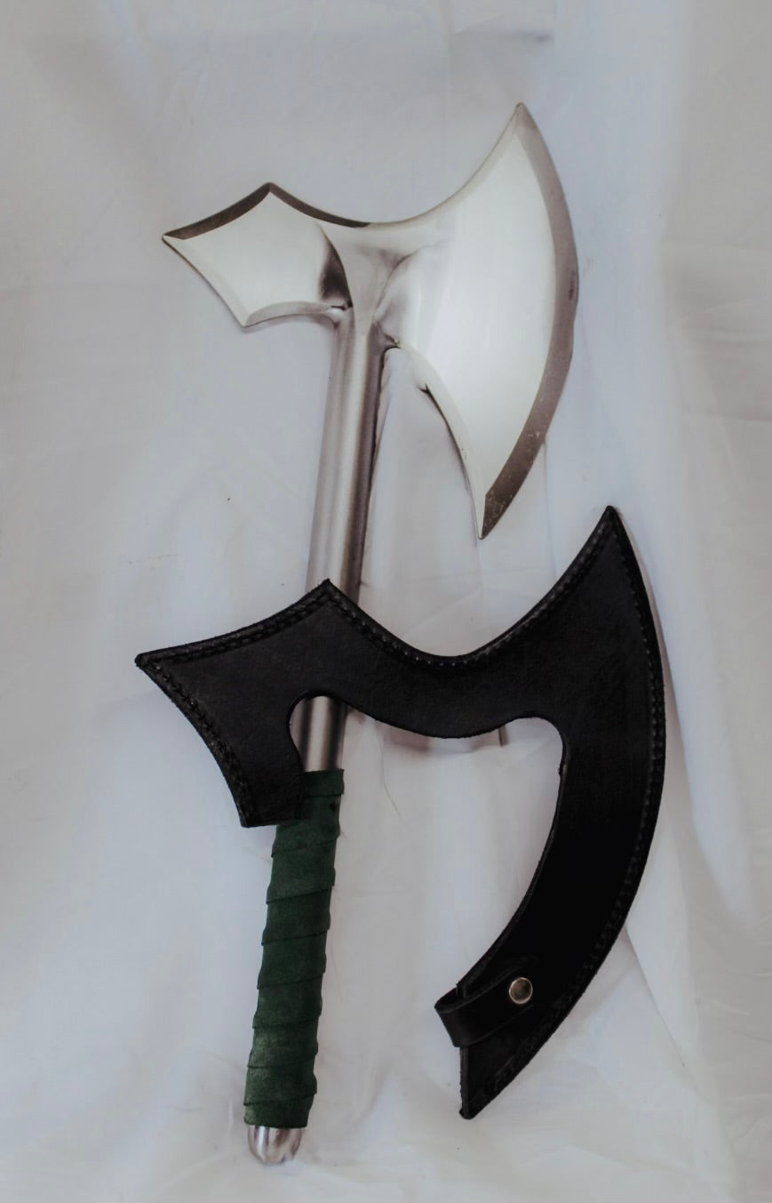 Spiked Throwing Axe – Stage Prop & Display Piece